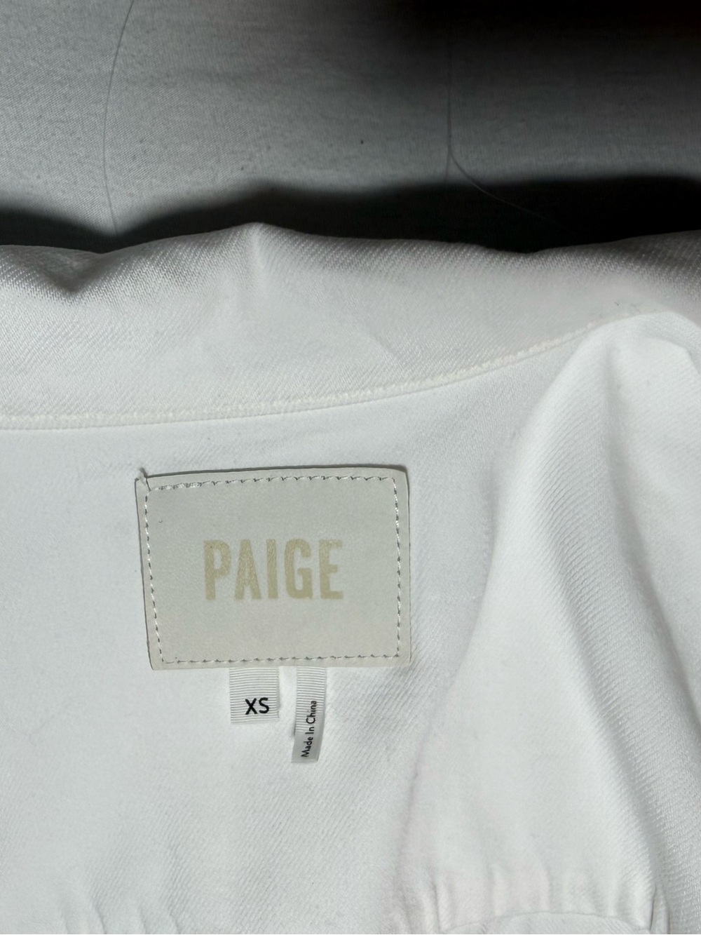 PAIGE White Denim Trucker Jacket - Picture 8 of 10